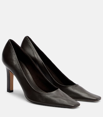 Carla 80 leather pumps | The Row