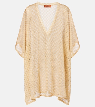 Open-knit lamé kaftan | Missoni