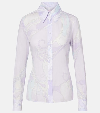 Orchidee cotton shirt | Pucci