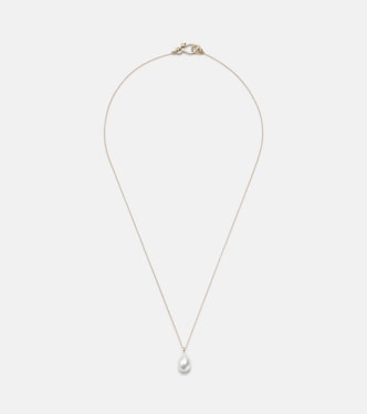 Perle Poire Simple 14kt gold necklace with freshwater pearls | Sophie Bille Brahe