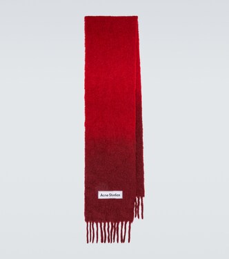 Logo fringed ombré scarf | Acne Studios