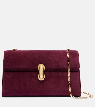 Symmetry suede crossbody bag | Savette