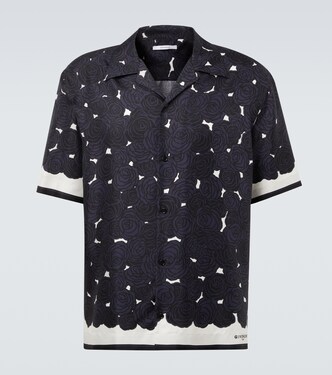 Camisa bowling de seda floral | Givenchy