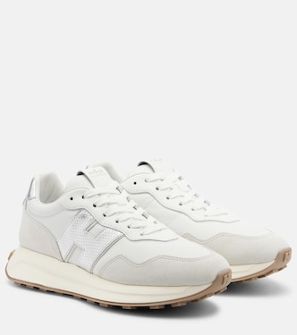 H641 leather and suede sneakers | Hogan