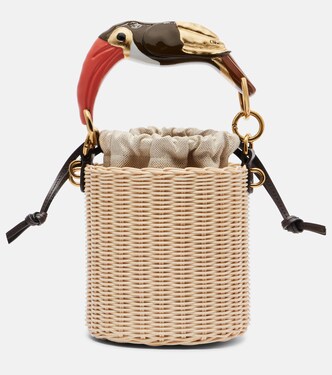 Tropicus wicker bucket bag | Chloé