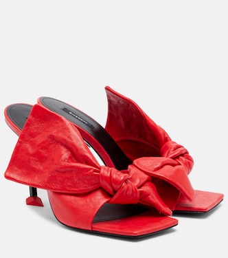 Mules Boudoir Bow en cuir | Givenchy