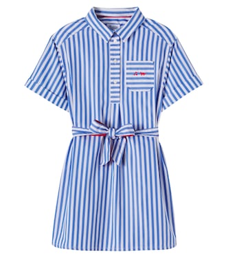 x Kitsuné Lissandra striped cotton shirt dress | Bonpoint