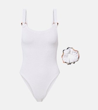 x Hunza G – Maillot de bain Domino Burberry Check | Burberry