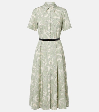 Robe chemise Kiera en coton mélangé imprimée | Altuzarra