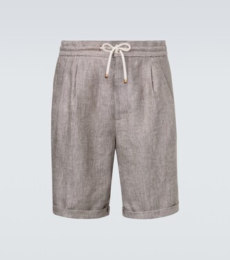 리넨 쇼츠 | Brunello Cucinelli