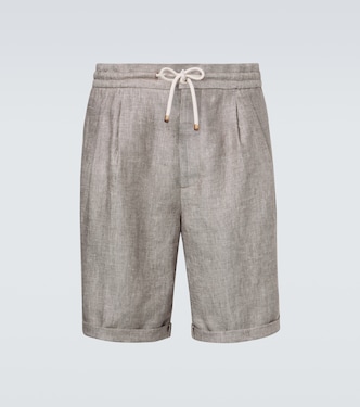 Shorts in lino | Brunello Cucinelli