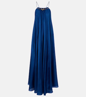 Aster beaded halterneck silk maxi dress | Zimmermann
