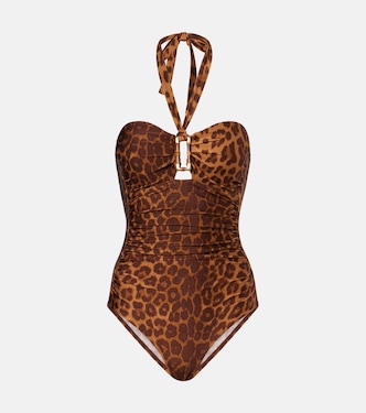 Maillot de bain Mahon à imprimé léopard | Zimmermann