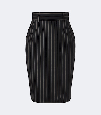 Pinstriped wool pencil skirt | Dolce&Gabbana