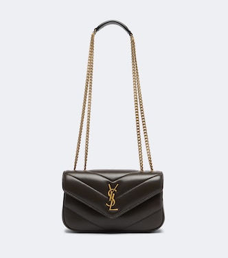 Loulou Mini leather shoulder bag | Saint Laurent
