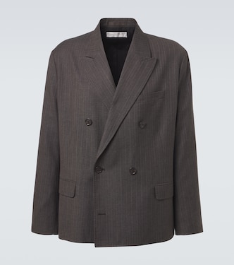 Halt striped wool and cotton blazer  | Our Legacy