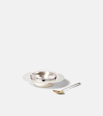 Silver-plated steel caviar set | Brunello Cucinelli