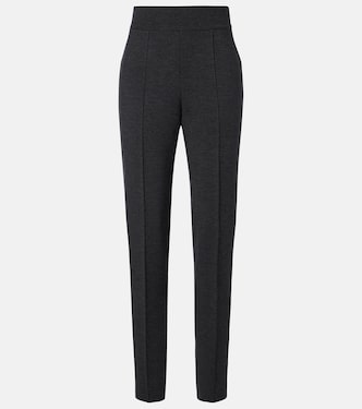 Knitted wool-blend tapered pants | Alaïa