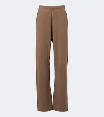 N°479 Runaway cashmere-blend wide-leg pants | Extreme Cashmere