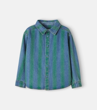 Hemd aus Denim | Tinycottons