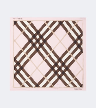 Tuch Burberry Check aus Seidenpopeline | Burberry