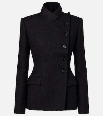 Wool and mohair tweed jacket | McQueen