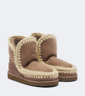 18 shearling-lined suede ankle boots | Mou