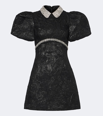 Elowen embellished lamé minidress | Rebecca Vallance
