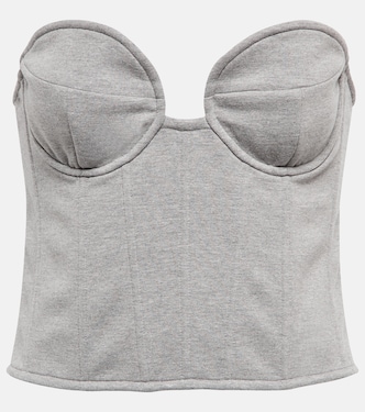 Bustier aus Baumwollmix-Jersey | Magda Butrym