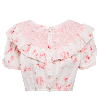 Elania floral top | LoveShackFancy