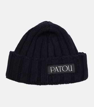 Ribbed-knit wool and cashmere beanie | Patou