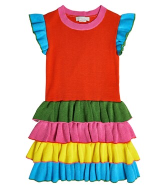 Ruffled cotton dress | Stella McCartney Kids