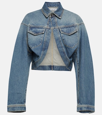 Cropped denim jacket | Alaïa