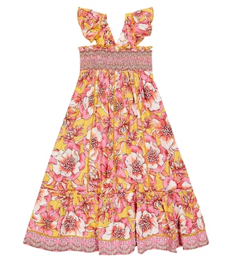Cindy floral cotton dress | Poupette St Barth Kids