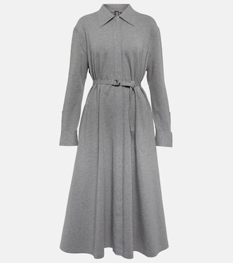 Belted terry midi dress | Norma Kamali