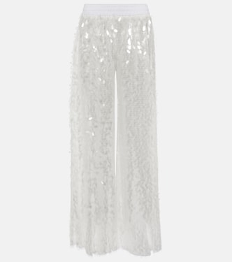 Weite Hose mit Pailletten | Norma Kamali