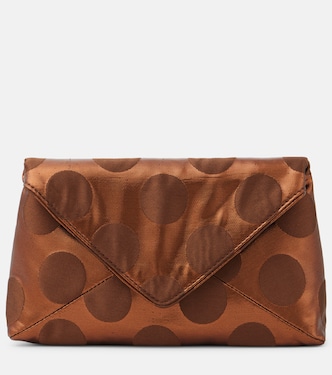 Polka-dot metallic clutch | Dries Van Noten