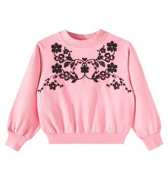 Marge embroidered cotton sweatshirt | Molo