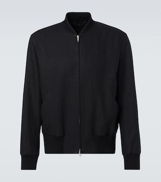 Veste bomber en lin | Lardini