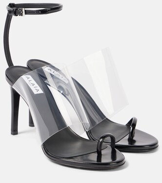 Plexi 90 leather & PU sandals | Alaïa
