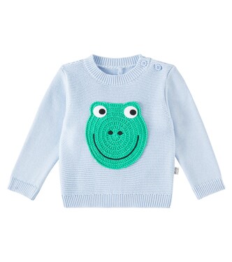 Baby appliqué cotton sweatshirt | Stella McCartney Kids