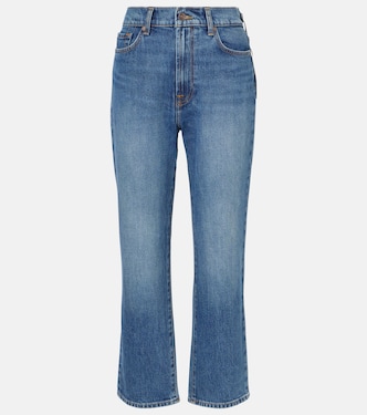 Logan Stovepipe high-rise straight jeans | 7 For All Mankind