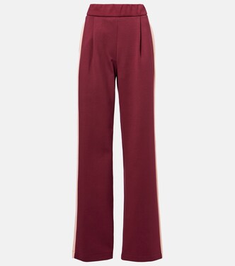 Pantalon ample à taille haute en coton mélangé | Dries Van Noten