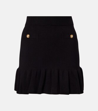 Cotton and cashmere miniskirt | Alessandra Rich