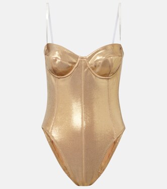 Strapless bodysuit | Norma Kamali