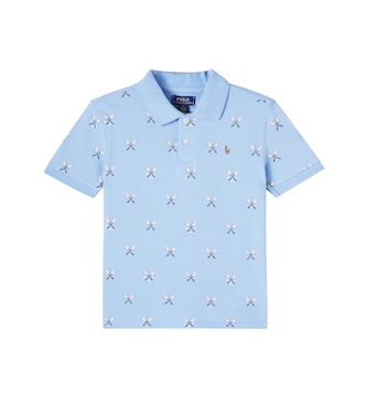 Printed cotton piqué polo shirt | Polo Ralph Lauren Kids