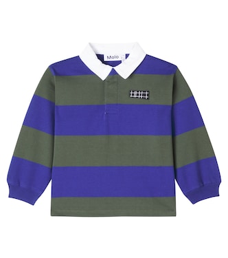 Relz striped cotton polo sweater | Molo