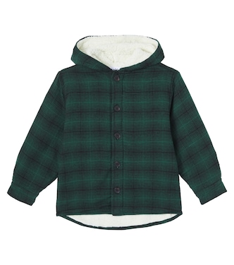 Hamelo checked cotton jacket | Molo