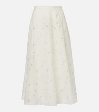Caro cotton organdy maxi skirt | Ulla Johnson