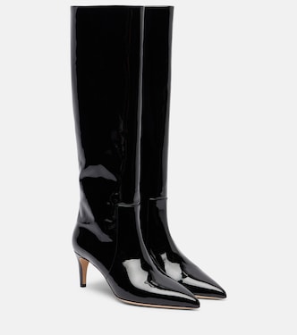 60 patent leather knee-high boots | Paris Texas